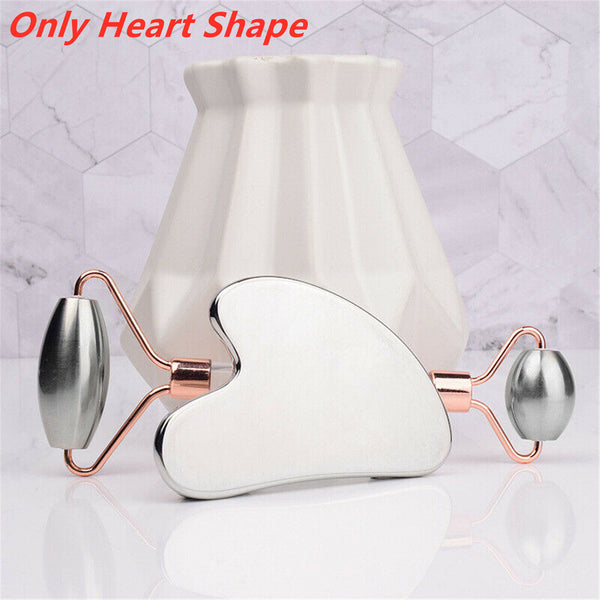 Stainless Steel Gua Sha Massage Tool Facial Scraper Eye Roller Shaping Massager