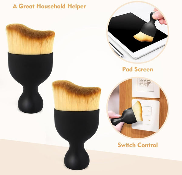 6PC Car Interior Brush Cleaning Soft Bristle Instrument Panel Crevice Dust Clean