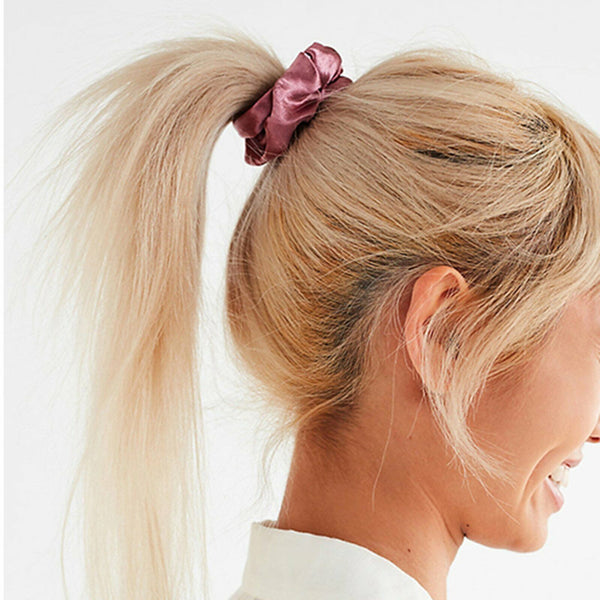 UP 24X Hair Scrunchies Flannel Velvet Hair Ties Hair Band Women Ponytail Holder