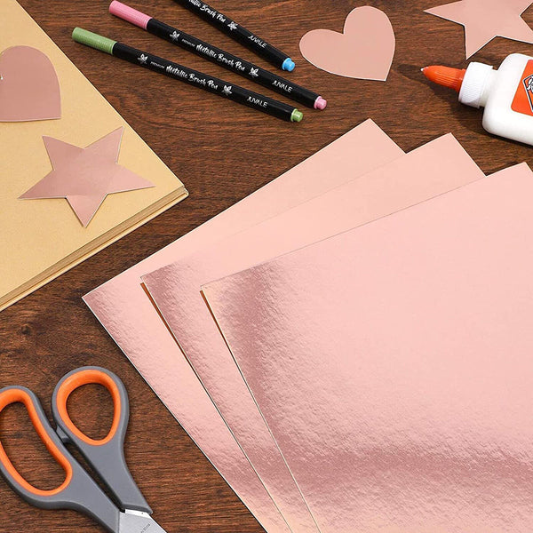 10-100PCS 230G A4 Metallic Paper Glossy Matte Craft Scrapbooking Cardstock Paper