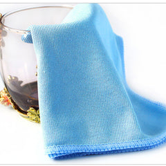 UP 80pcs Microfibre Cleaning Cloth Microfiber Dish Car Towel Glass 30x30cm Bluk