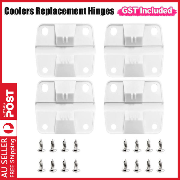 4pcs Coolers Hinges Replacement with Screws Set 5240 6262 6270 Coolers AU SELLER