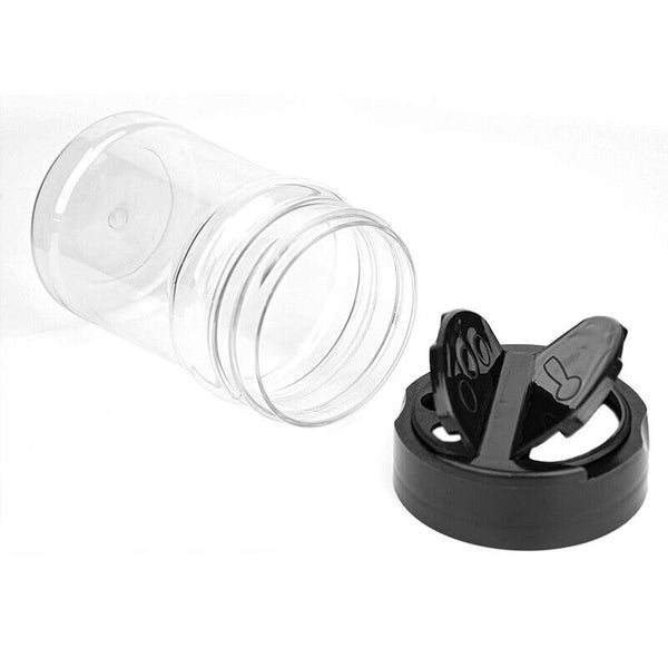 PLASTIC SPICE BOTTLES JARS CONTAINERS SHAKER LID HERB 100ML BULK LOT WHOLESALE