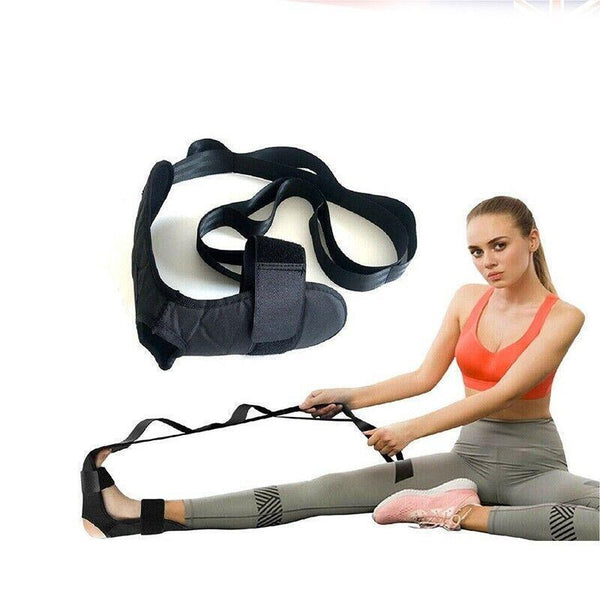 Yoga Flexibility Stretch Band Leg Fascia Stretcher Strap Ballet Gym Trainer AU