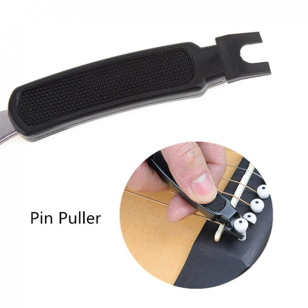 3-in-1 Guitar String Winder and Cutter Pin Puller Electric Acoustic Guitar Tool