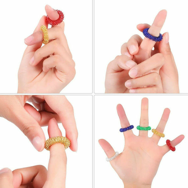 Spiky Finger Massage Sensory Acupressure Health Care Body Massager
