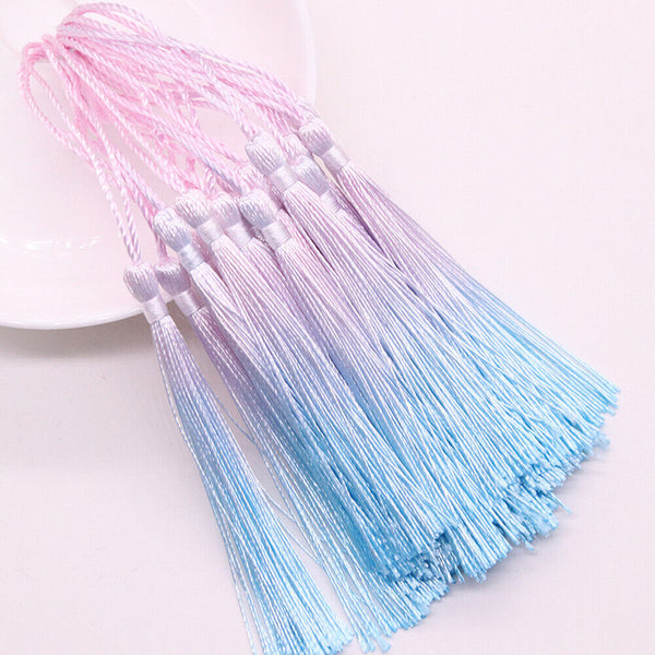 10X Gradient Fringe Tassel Sewing Decor Hanging Craft DIY Trim Pendant Bookmark