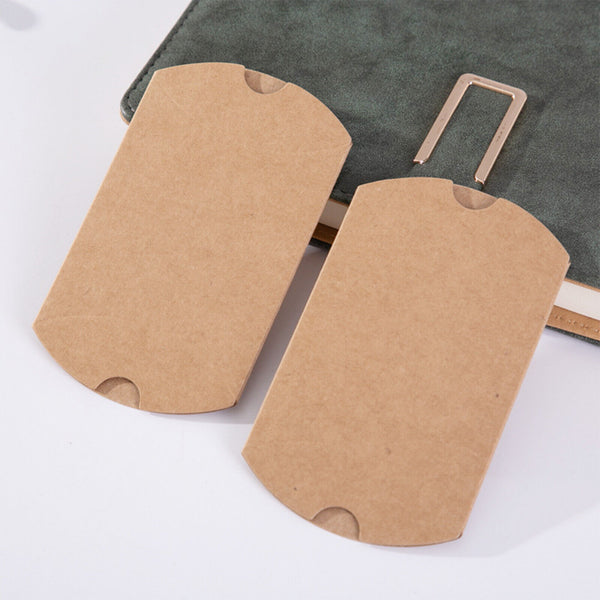 100pcs Candy Boxes Pillow Favor Gift Box Wedding Party Favour Kraft Paper