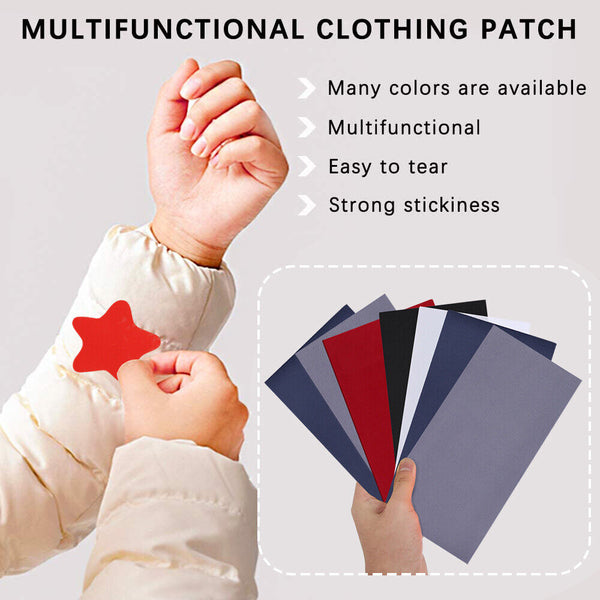9x Down Jacket Repair Patches Nylon Stickers Waterproof Adhesive Hole Repairing