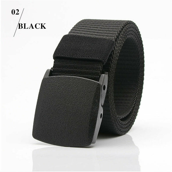 Outdoor Nylon Belt Women Men's Sport Military Waistband Canvas Web Tactical Belt
