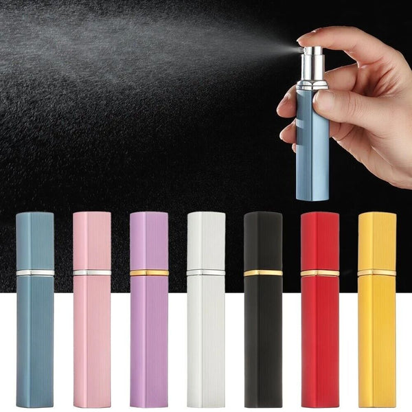 12ml Travel Portable Pump Spray Mini Perfume Atomiser Refillable Scent Bottle AU