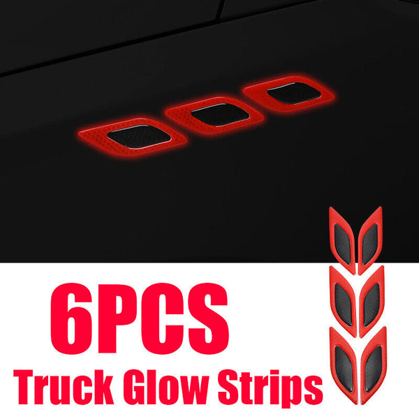 Car Decals Reflective Tape Adhesive Stickers Truck Glow Strips Safety Warning AU
