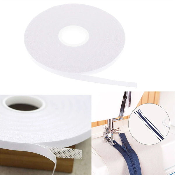 1/2/5PCS Sewing Double Sided Adhesive Tape Fabric Fusible Interlining White Iron