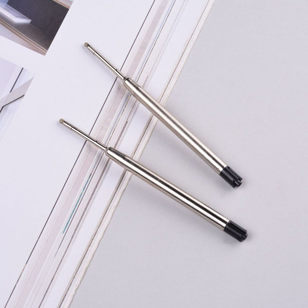 10 x Black Ballpoint Pen Refill/Refills Medium Point Compatible For Parker Pen A