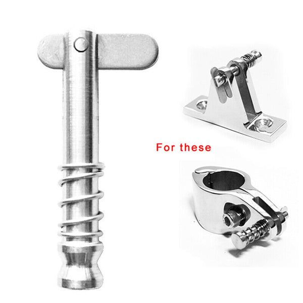 2x Quick Release Pins for Deck Hinge Boat Bimini Top Fitting 316 Stainless Steel