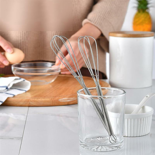 5 7 inch 2Pcs Whisk Set Whiskettes Egg Gravy Sauce Mini Kitchen Tool Whisks AU