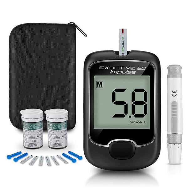 Blood Glucose Monitor Diabetes Testing Kit Blood Sugar Meter with 50 Test Strips