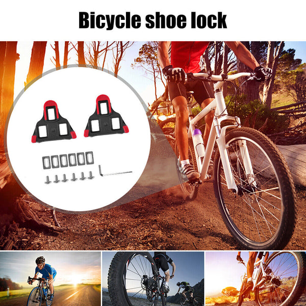 2x Shoes Road Self-locking Bike Cycling Pedal Cleats Set For SM-SH11 SPD-SL AU