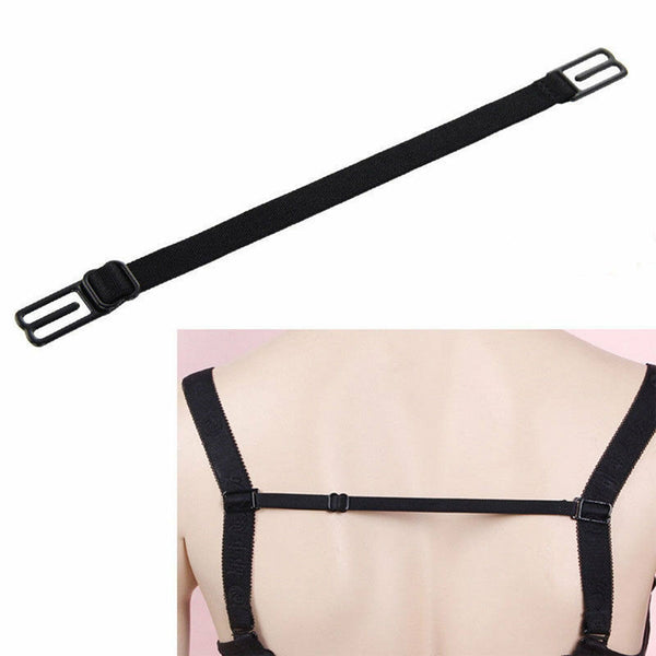 3PCS Lady Nonslip Elastic Adjustable Band Bra Strap Holder Strap Racer Back Clip