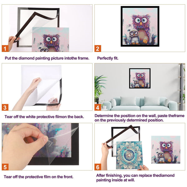 Sign Holder Display Poster Self Adhesive Magnetic A4 Wall Windows Door