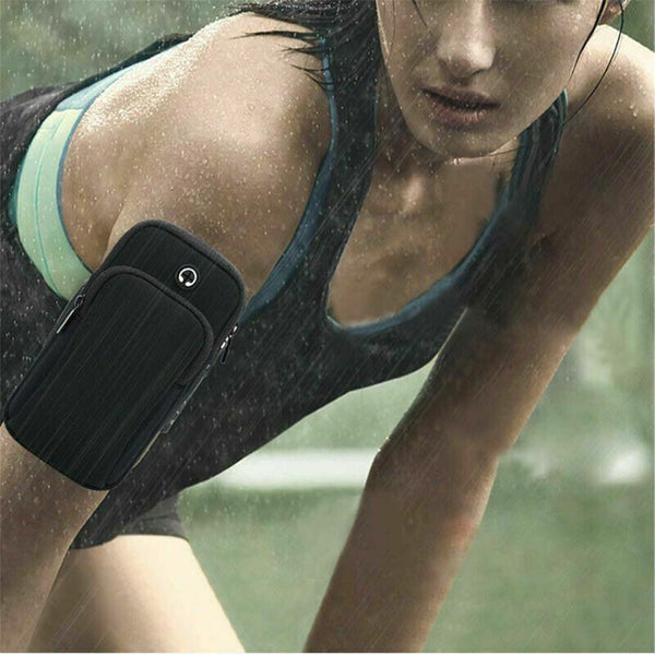 Mobile Phone Holder Bag Arm Band Sports Running Jogging Gym Exercise Pouch Case