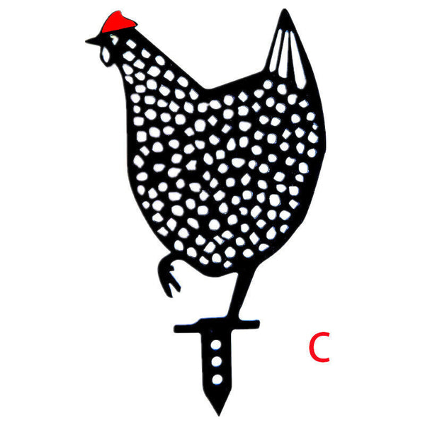 Garden Ornaments Chicken Yard Art Garden Backyard Lawn Decor Gift Easter Deco AU