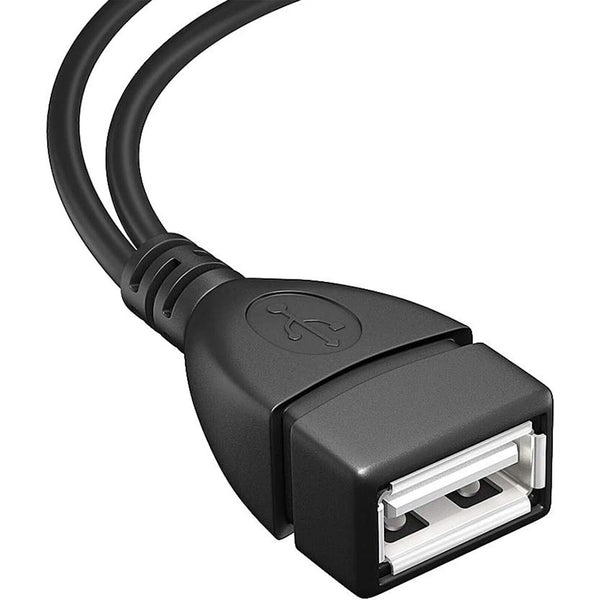 2 In 1 OTG Micro USB Host Power Y Splitter USB Adapter to Micro 5Pin 20cm