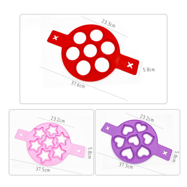 Breakfast Maker Flip Cooker Silicone Non Stick Fantastic Egg Pancake Omelet RiXD