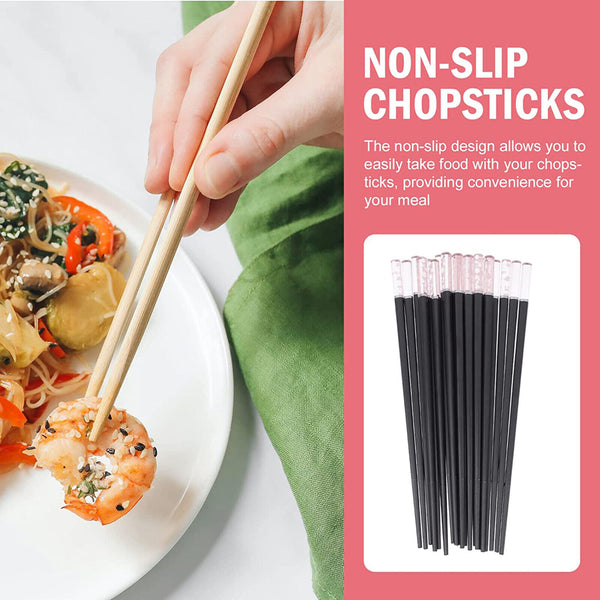 4Pairs Premium Quality Alloy Cherry Blossom Chopsticks Dishwasher Safe Chopstick