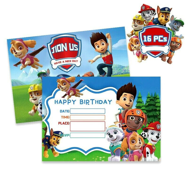 Paw Patrol Party Set Party Supplies Tableware Kids Children Birthday Decoration - Lets Party