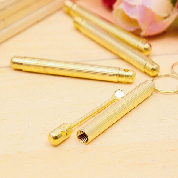 10x Mini Small Keyring EarPick Scoop Bump Spoon Portable Ear Wax Removal Tool AU