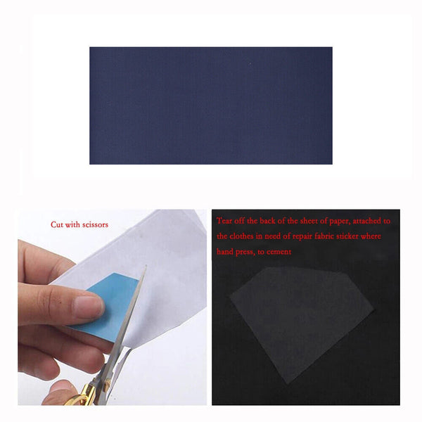 9x Down Jacket Repair Patches Nylon Stickers Waterproof Adhesive Hole Repairing