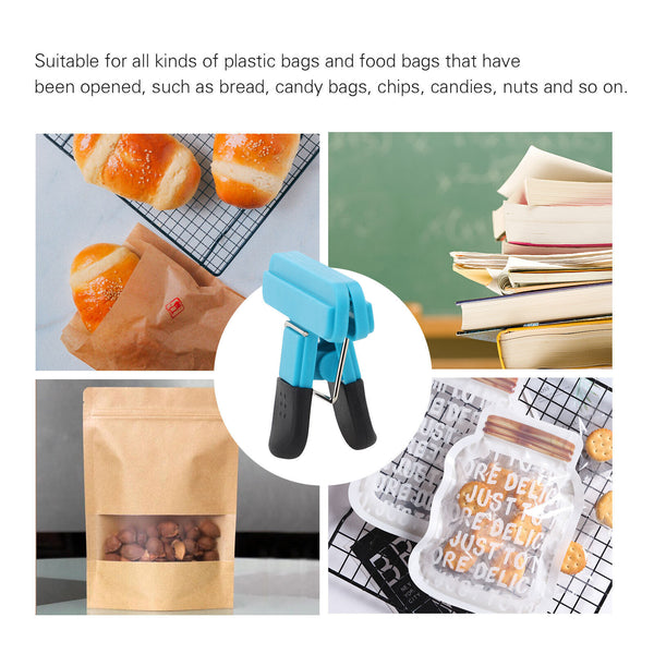 6-12PCS Sealing Chip Clips Plastic Sealer Grip Snack Food Storage Bag Sealing AU