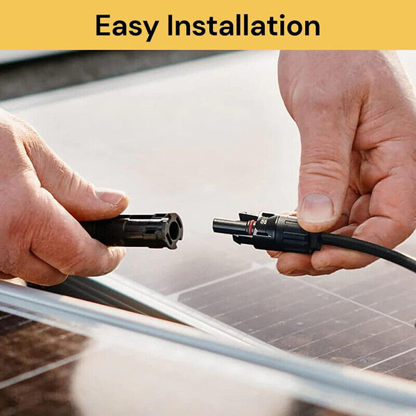 1/2 Pairs Solar Y Connector Cable Plug Inline Solar Panel IP67 30A 2 Connection
