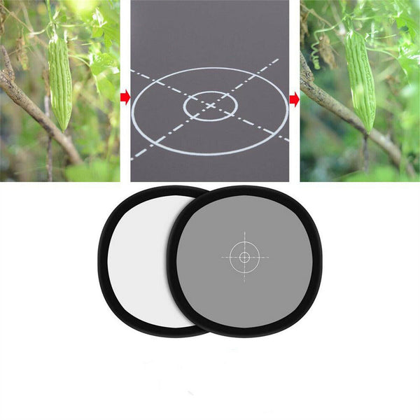 1Set White Balance Card 18% Grey/White/Black Exposure Digital Focusing Screen AU