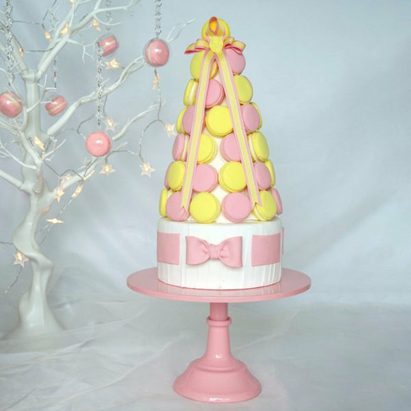 25cm Cake Stand Gold Iron Cupcake Wedding Dessert Bar Party Pedestal Fruit Tray