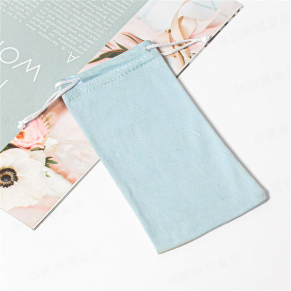 5PCS uperfine Fiber Glasses Case Storage Pouch Bag Sunglasses Eyeglasses Bags AU