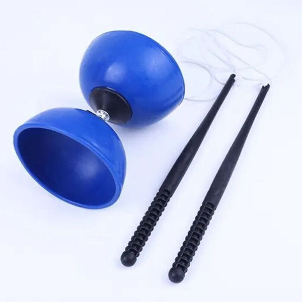 Diabolo Sticks & String Spinning Circus Skills Game Juggling Diablo Set Toy AU