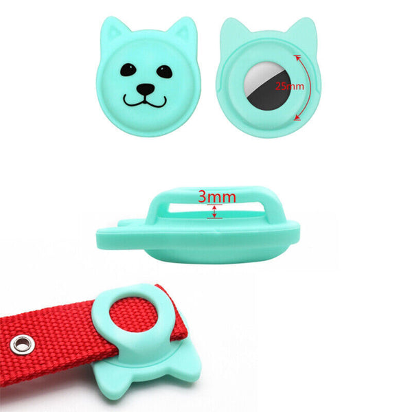 Silicone Pet Protective Case for Apple Airtag Loop GPS Finder Dog Cat Collar AU