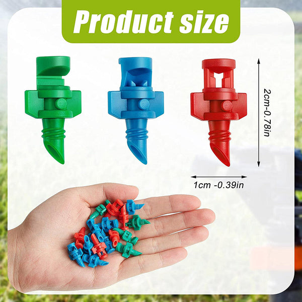 50 X Micro Spray Jets Watering Spray Misting Nozzle Sprinkler Irrigation