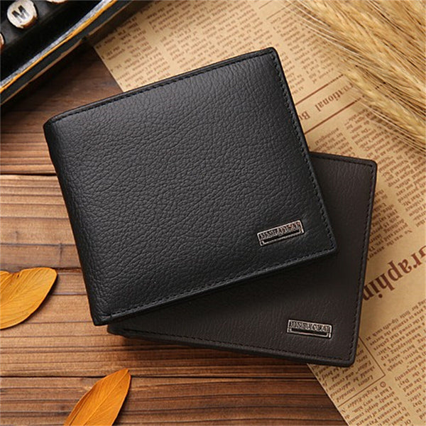 Mens Genuine Leather Wallet Coin Purse Wallet Multiple Card Slots Cowhide New AU