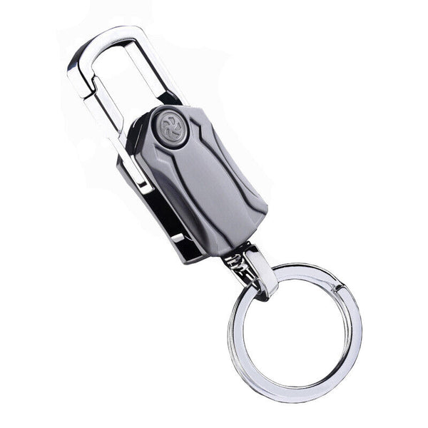 Gift Car Key Rings Alloy Chain Keychain Holder Metal Stylish Heavy Duty Keyring