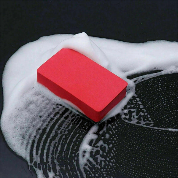 4PCS Wash Cleaner Car Magic Clay Bar Sponge Block Wax Polish Pad Cleaning Eraser