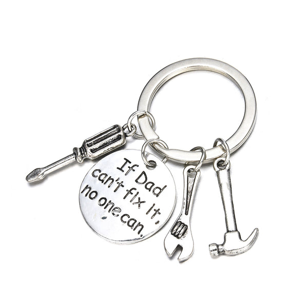 2pcs Hand Tools Keychain,Daddy Keyring Dad Gift Fathers Day Father Keychainy AU