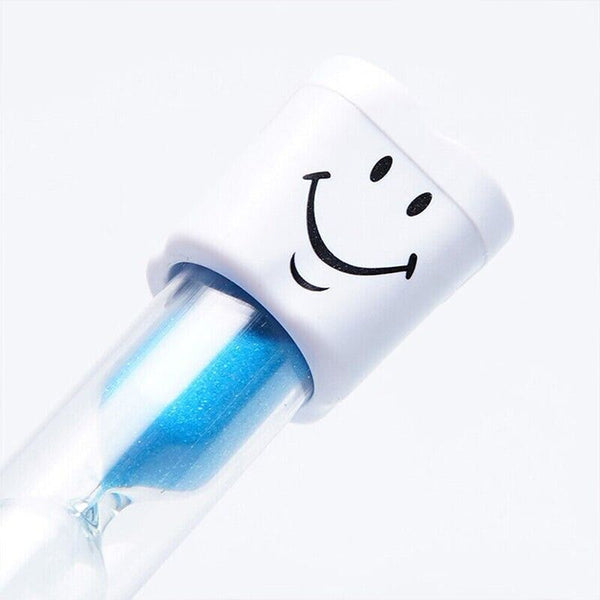3 Mins Hourglass Sand Timer Kids Gifts Egg Kitchen Smiley Tooth Brushing Clock