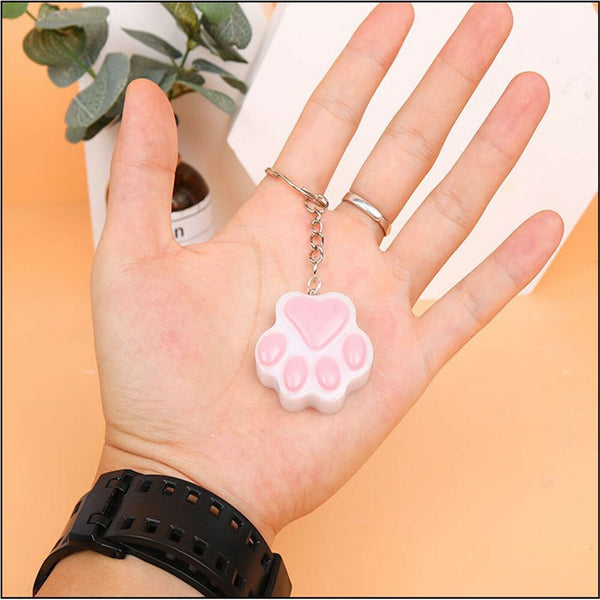 Silicone Keychain Jewelry Tag DIY Epoxy Mould Cat Paw Mold Resin Casting Mold