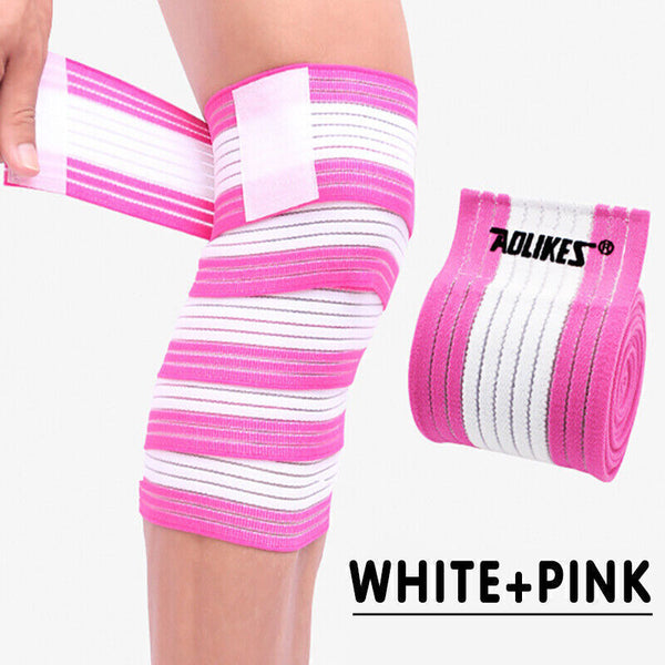 Sports Gym Bandage Wrap Compression Strap Wrist Knee Leg Ankle Elbow Band 180CM