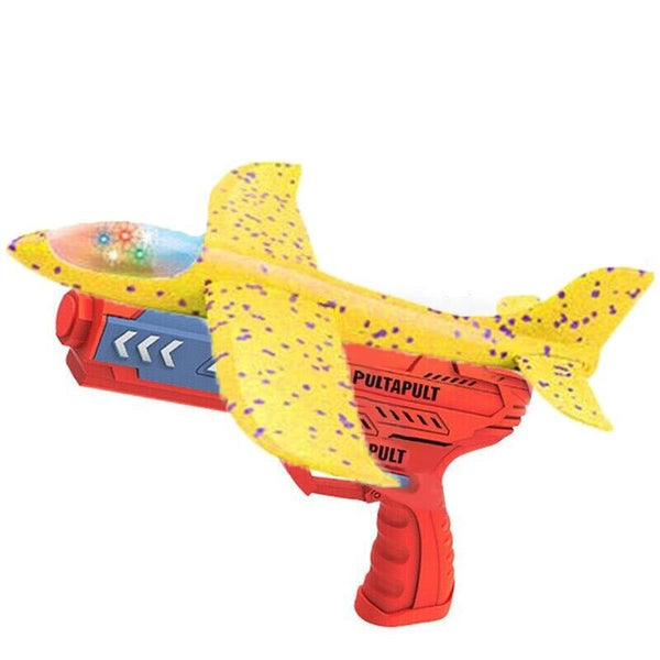 Plane Gun Airplane Launcher Toy Catapult Outside Flying Launcher Outdoor Toys AU