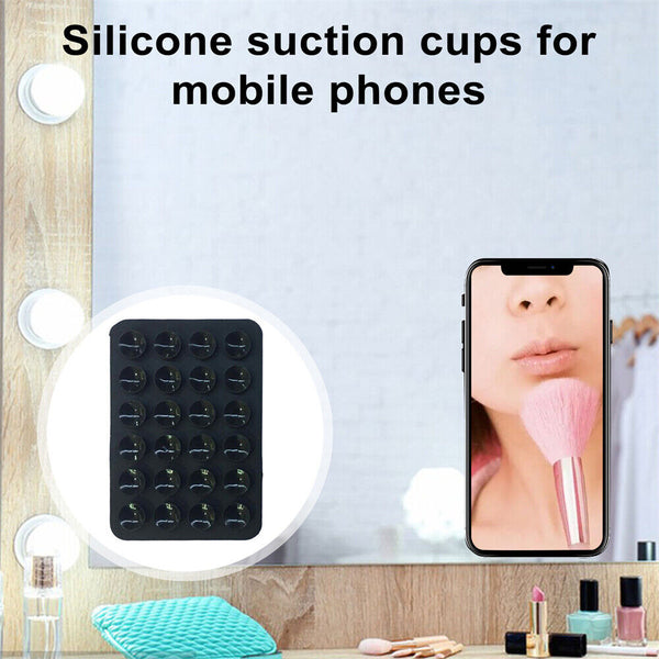 1/2 Silicone Suction Pad ForMobile Phone Fixture Suction Cup Silicone Phone Hold