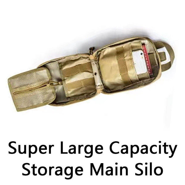 First Aid Kit Tactical Molle Medical Pouch Outdoor Emergency Survival Bag Pack